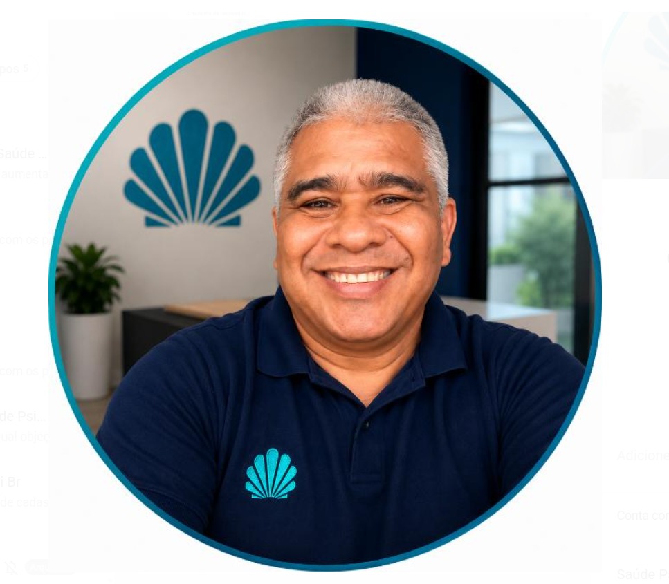 Francisco Claudio, representante comercial da Clínica Saúde Psi Br